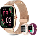 Smart Watch for Women(Call Receive/Dial), Fitness Tracker Smartwatch for Android iOS Phones Heart Rate Sleep Monitor Pedometer
