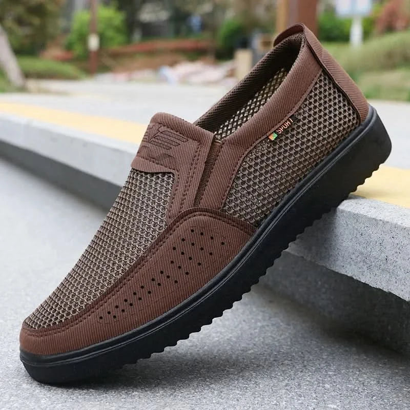 Lightweight low-top walking sneakers for outdoor, fishing, park and sports Rubber sole Breathable loafers for men - M & M Global