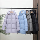 2025 Winter New Down Coat Women Parkas Fashion Long Hooded Outerwear Female Cotton-padded Padded Jacket Loose Ladies Overwear