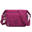 High Quality A4 Men Women Shoulder Messenger Bag Cross Body Large Capacity Purse Waterproof Lightweight Blue Purple Red M1304 - M & M Global