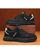 Winterfleece-lined Men's Shoes New Style Workwear Shoes Anti-slip Sport Casual Board Men's Korean Version Durable Labor-saving - M & M Global