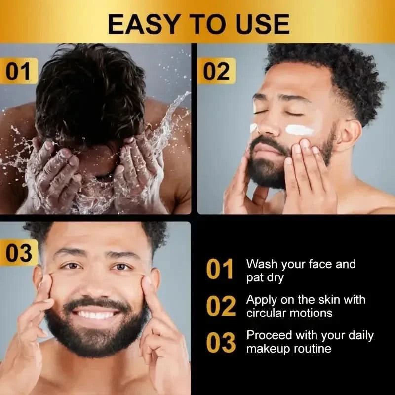 Retinol Face Men's Moisturizer Moisturizing Retinol Cream Anti-Wrinkle Aging Moisturizing Shrink Pores Whitening Smooth Retinol - M & M Global