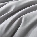 Close-up of gray fabric with folds
Microfiber bedding set

Queen and King bedding

Soft comforter set

Modern bedroom decor

Machine washable bedding

Polyester comforter

Cozy all-season bedding

Brushed microfiber

Lightweight and warm comforter

Bedding set with pillowcases