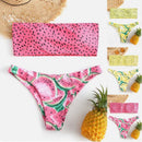 Bikinis Sets Swimsuit For Women Print Tube Up Two Pieces Bikini Push-Up Swimwear Beachwear For WomenFeminine Bikinis - M & M Global