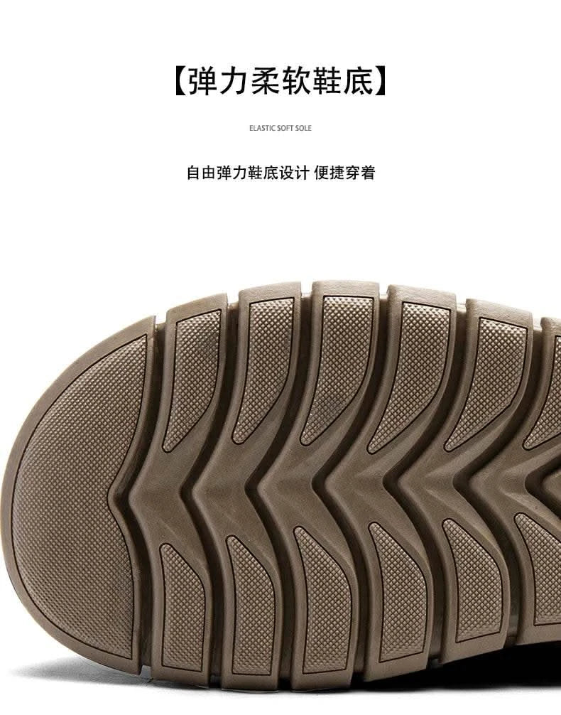 2024 Retro Loafer Genuine Split Leather Classic Shoes Sewing Comfortable Men Casual Slip-on Club Party Shoe Spring Summer - M & M Global