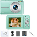 HD 1080P 2.4 inch digital Camera Rechargeable Cameras with 16x Zoom Compact Camera 44MP Cameras for kids Beginner Camera - M & M Global