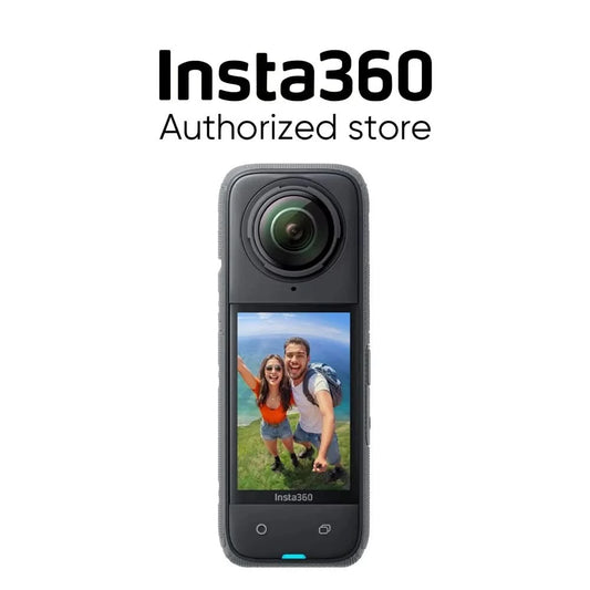 Insta360 X4 - 8K Waterproof 360 Action Camera, 4K Wide-Angle Video, Invisible Selfie Stick,  135 Min Last，Removable Lens Guards, - M & M Global