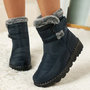 Women's Winter Snow Boots for Women 2026 New Faux Fur Long Plush Snow Boots Woman Platform Shoes Warm Cotton Couples Ankle Boots
