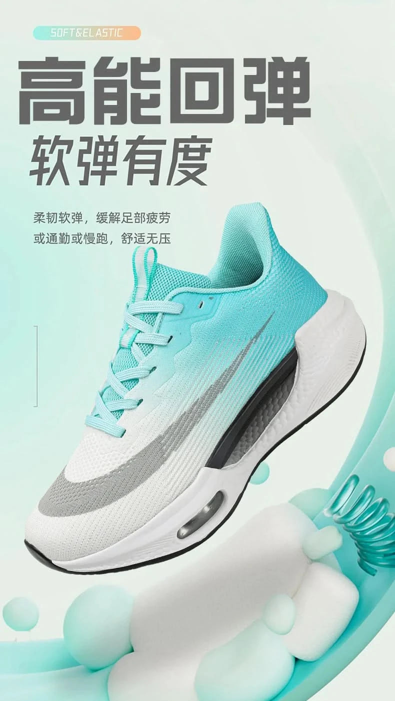 Men Running Sneaker Air Cushion Marathon Running Shoes Breathable Runner Trainers Women Platform Sports Shoes Speciality Sneaker - M & M Global