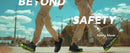 SPIEZ composite toe safety shoes, lightweight air cushion, men's work shoes in black and green - M & M Global