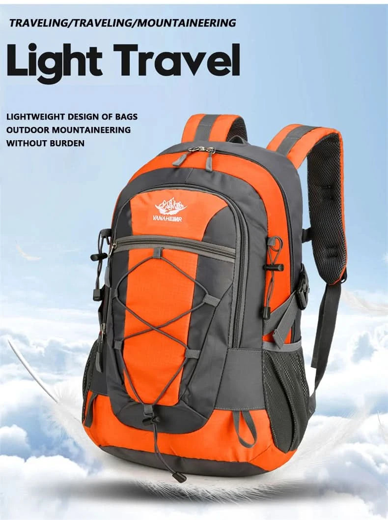 Waterproof hiking backpack, lightweight outdoor hiking bag, high-quality large capacity travel bag for hiking - M & M Global
