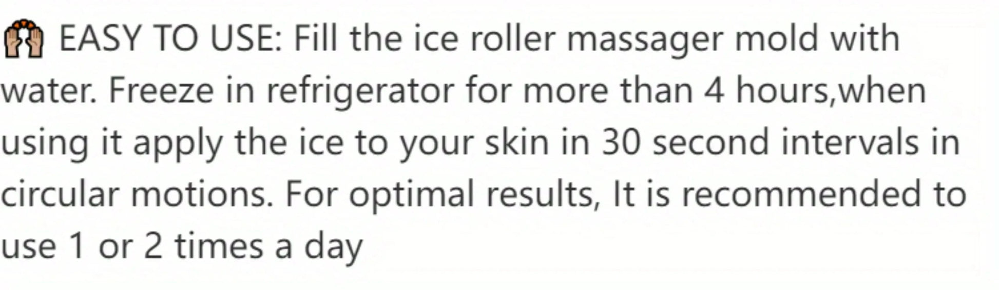 Ice Facial Roller Skin Care Beauty Lifting Contouring Tools Ice Cube Trays Ice Globe Balls Face Massager Skin Care Tool - M & M Global