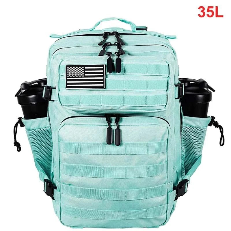 35L Tactical Backpack for Women Men Molle Outdoor Travel Camping Hiking Bag Sports Weekend Athlete Gym Rucksack Dual Cup Holders - M & M Global