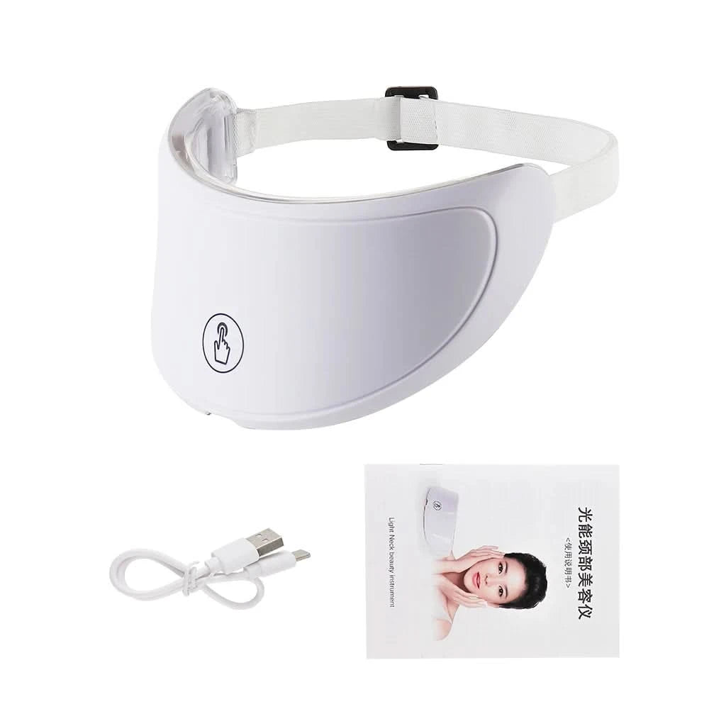 Neck LED Lift Mask Photon Anti-Wrinkle Skin Tightening Neck Beauty Device Skin Brighten Rejuvenation Neck Wrinkle Remover - M & M Global