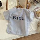 New Children Summer Boy Girls Clothes Japanese Style Strips T Shirt Shorts 2pcs/Sets Fashion Garment Kids Tracksuits 0-5 Years - M & M Global