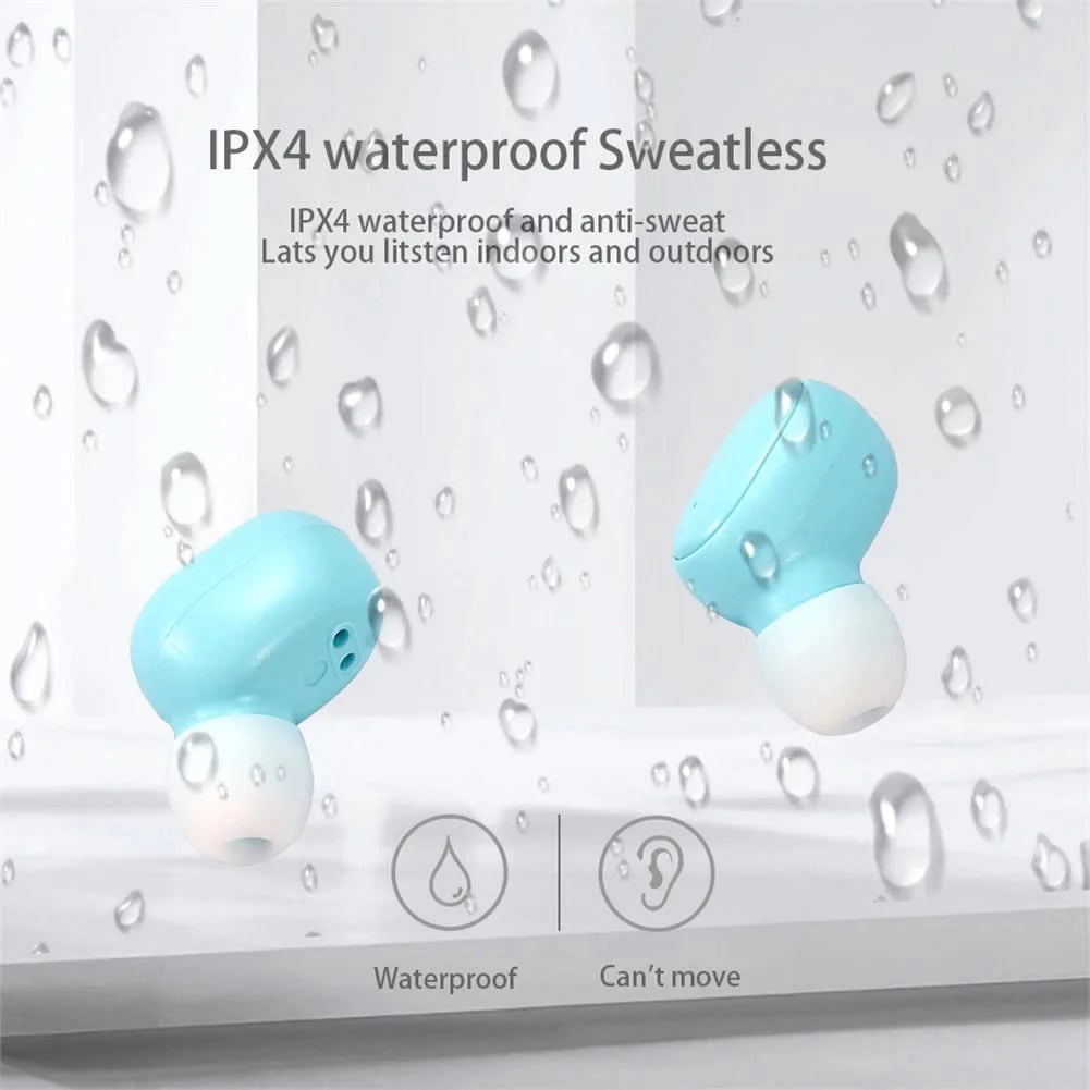A6s Tws Earphones Wireless Bluetooth-compatible Headset Stereo Fone Sports Earbuds Compatible For Xiaomi Huawei Iphone - M & M Global