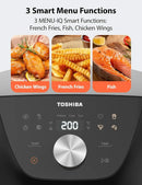 5.5QT Air Fryer with Heat-Q Technology, Quick and Easy Meals, 8 Preset Menus and Menu-IQ Function, 1-Degree Fahrenheit Precision - M & M Global