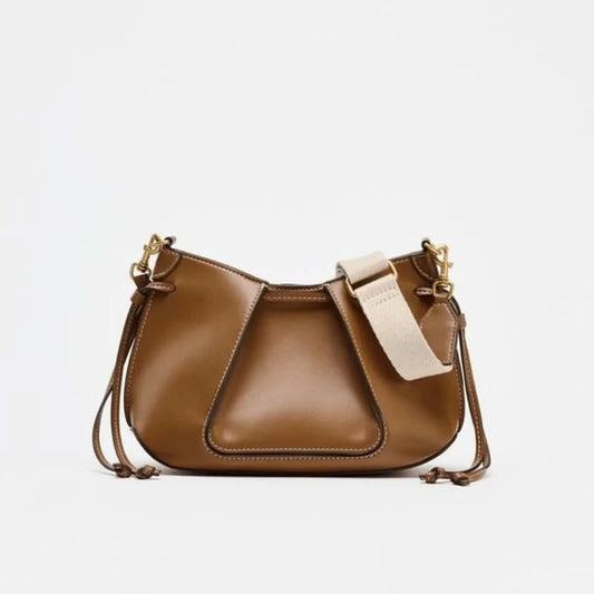PLEATED MINI BAG, Women's Solid Color Simple Shoulder Bag, Fashionable Small Crossbody Purses, Luxury Design Handbag - M & M Global
