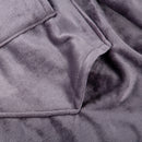 Winter women's hooded pajamas, with pockets and cuffs, suitable for casual home wear, with plush lining, a great choice