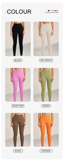 Yoga Pants Lightweight Four-Way Stretch Solid Athleisure Leggings High Waist Plus Size Gym Tight Pants