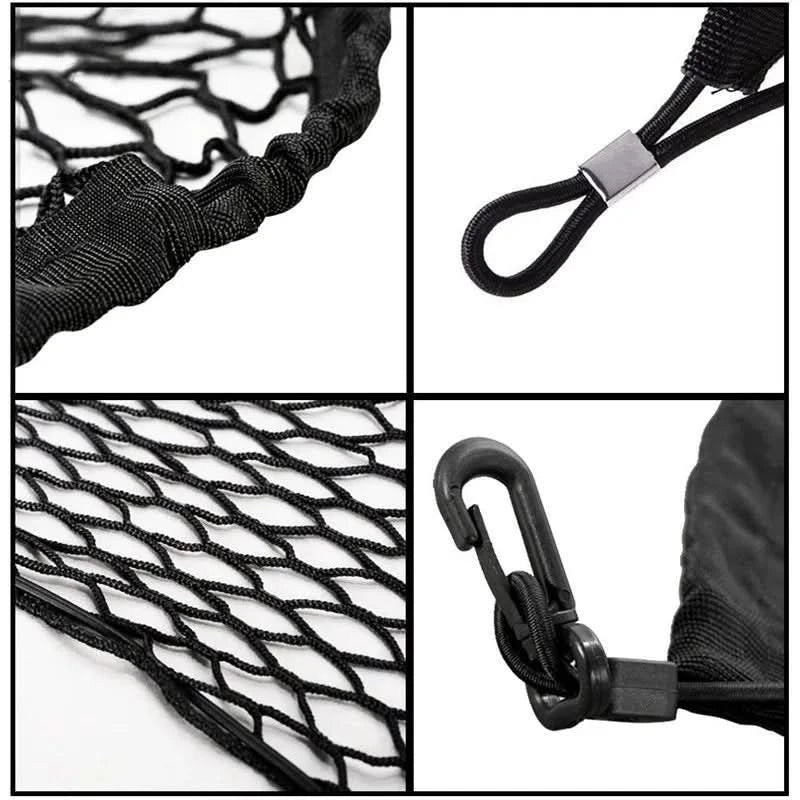 1pc Car Pet Isolation Net Dog Luggage Cat Storage Obstacle Network Safe Driving Fixed Hook Trunk Net Bag 120cm/70 Auto Organizer - M & M Global