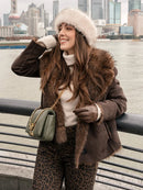 2026 Winter Women's Street Fashion Faux Fur Jackets For Women Long Sleeves Double-Sided Thick Warm New Casual Coats
