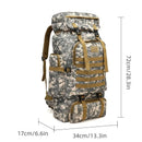 Rilibegan Men Travel Backpack Tactical Climbing Outdoor Hiking Camouflage Multifunctional Bag Men Backpack - M & M Global