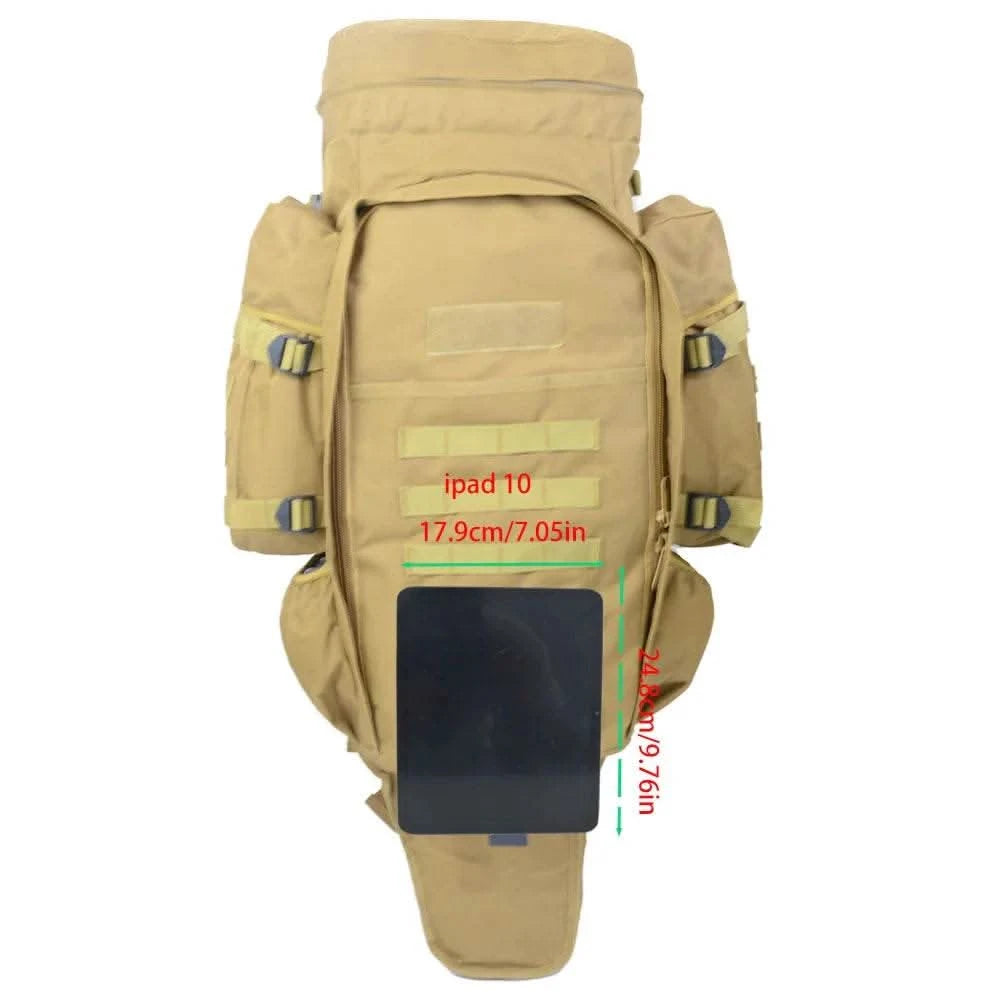 75 liters large capacity combination large backpack multi-functional outdoor sports cycling shoulder recreational hiking tactica - M & M Global