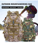 40L Tactical Backpack for Men Camping Hiking Backpacks Reflective Outdoor Travel Bags Survival Molle Climbing Rucksack Bag - M & M Global