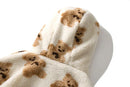 Thickened Hooded Casual Sweatshirt Women's Plush Pocket Cartoon Bear Zipper Pocket Sweatshirt Comfortable Korean Style Long S...