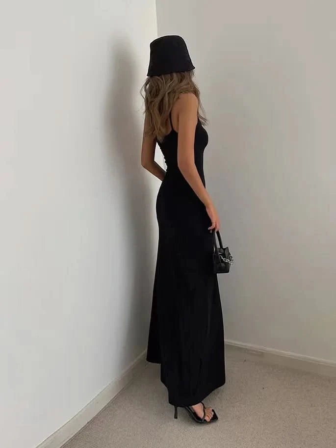 Summer Sexy Bodycon Long Dress Womens Y2k Clothes Sleeveless Sundress Evening Backless Dresses for Women Aesthetic 2024 - M & M Global
