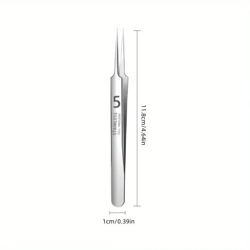Fine Tip Stainless Steel Acne Clip, Acne Removal Tweezers, Facial Blackhead Extraction Facial Cleansing Skin Care Tools - M & M Global