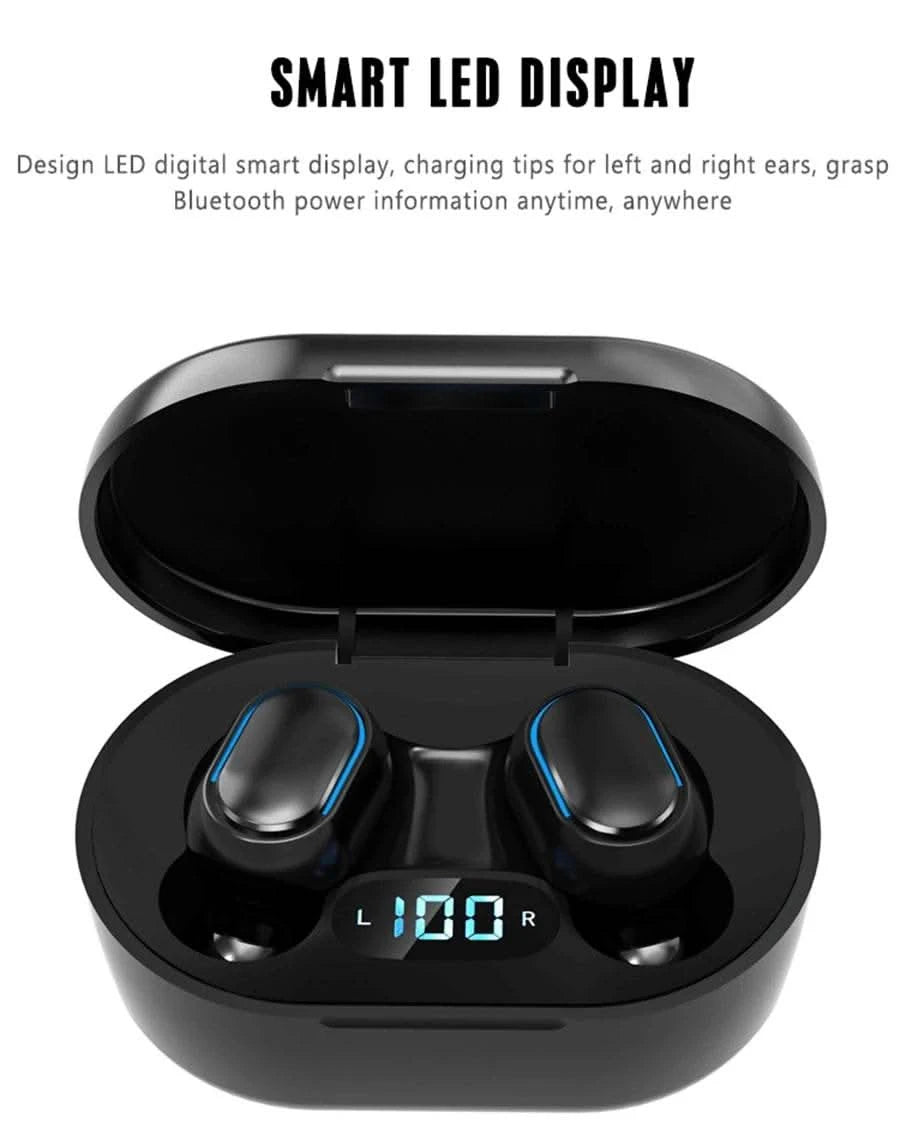 E7S TWS Wireless Headphones Bluetooth Earphones HIFI Lossless Sound Headsets Sport Waterproof Earbuds For All Smartphones - M & M Global