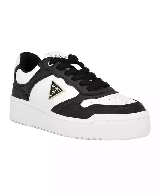 GUESS | Women's Miram Platform Lace-Up Court Sneakers - M & M Global