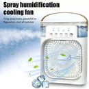 3 In 1 Fan AIr Conditioner Household Small Air Cooler LED Night Light Portable Humidifier Air Adjustment Fan Office Home Fan New - M & M Global
