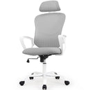 JHK Ergonomic Mesh Fixed Armrest Living Room Rocking Gaming Chair Adjustable Headrests Comfortable Lumbar Support For Home