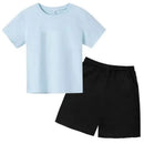 Hot Sales Summer Slam Dunk Master Pattern Print Children Short Sleeve T-shirt+Shorts 2pcs Set Kids Boy Girl Fashion Sportsuit - M & M Global