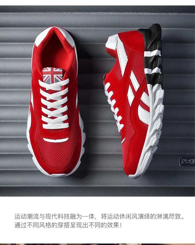 Brand Trend Size 46 47 48 Men's Wear-resistant Cushioning Thick-soled Fitness Sneakers Outdoor Breathable Running Shoes for Men - M & M Global