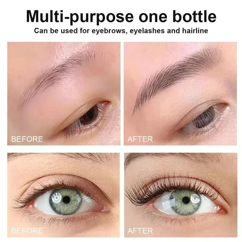 Eyebrow Growth Serum Eyelash Hair Growth Anti Hairs Loss Product Prevent Baldness Fuller Thicker Lengthening Eyebrow Makeup - M & M Global