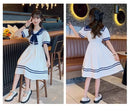 Girls School Dress Summer Dresses for Kids Costume Preppy Style School Teenagers Children Clothes Vestidos Dresses - M & M Global