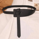 Knotted Belts for Women Belt Lady Waistband Soft Genuine Leather Suede Cowhide Waist Belt Straps Long Dress Coat Accessories - M & M Global