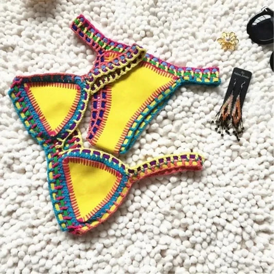 Sexy Bikinis Women Swimsuit Summer Neoprene Bikini Beach Wear Surf Biquini Female Swimwear Two Piece Brazilian Bathing Suit Hot - M & M Global