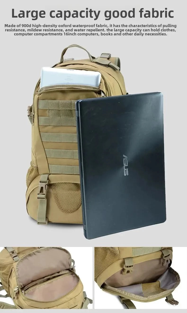 Outdoor Tactical Sports Climbing Backpack Professional Cycling Hiking Traveling Durable Double Shoulder Bag Outdoor Gear - M & M Global