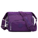 High Quality A4 Men Women Shoulder Messenger Bag Cross Body Large Capacity Purse Waterproof Lightweight Blue Purple Red M1304 - M & M Global