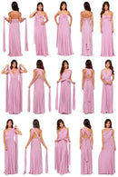 Sexy Women Multiway Wrap Convertible Boho Maxi Club Red Dress Bandage Long Dress Party Bridesmaids Infinity Robe Longue Femme - M & M Global
