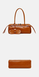 New Women's Rectangle Bag Luxury Designer Shoulder Bags High Quality Cowhide Handbags Fashion Women Baguette Bag 3086 - M & M Global