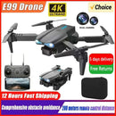 E99 Pro Drone Quadcopter Remote Control Handle Four Axis Aircraft HD 6K Photography UAV Altitude Fixation Helicopter Toys - M & M Global