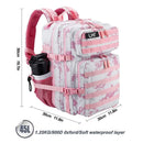 LHI 45L Tactical Backpack Waterproof Tie-Dye Sports Travel Daily Gym Rucksacks Weekend Overnight Daypack With Bottle holder - M & M Global