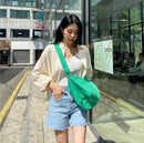 Women Shoulder Bag Large Canvas Crossbody Bags For Women Fashion Korean Female Student School Bag Chic Messenger Bag Handbags - M & M Global