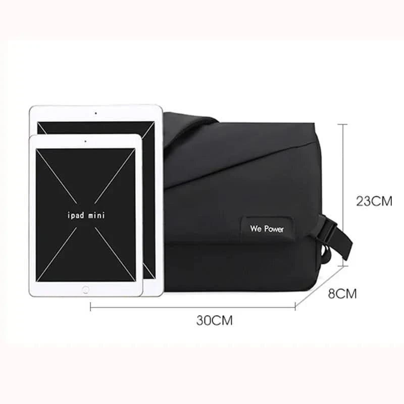 Men Shoulder Cross Body Sling Bag Fashion Casual Multi-Capacity Military Designer Business Nylon Male Briefcase Messenger Bag - M & M Global